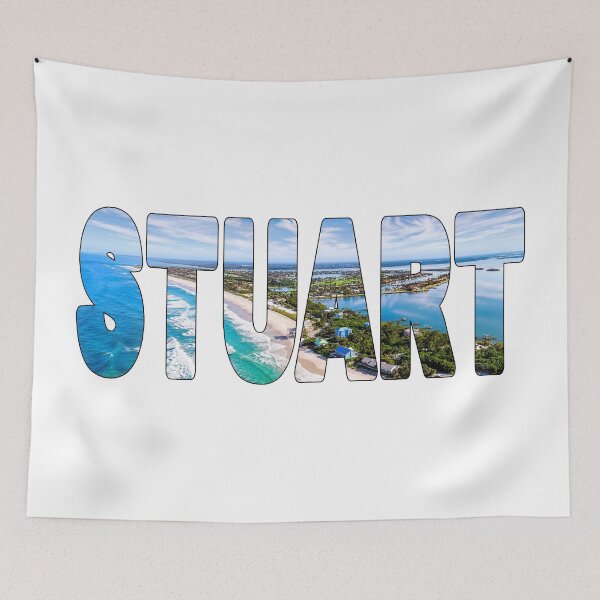 Item preview, STUART - Florida Martin County View over Beach and St. Lucie Inlet designed and sold by Adam Gormley.