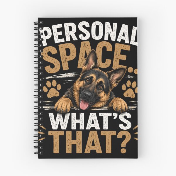 Item preview, Personal Space? What’s That? – Funny German Shepherd designed and sold by DailyMayhem.