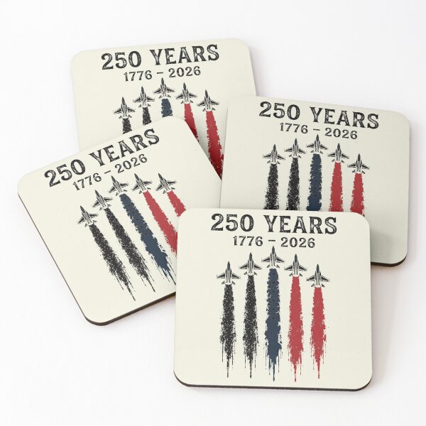 Item preview, USA 250 Years, Patriotic Jet Fighter, America 250th Anniversary, Independence Day, USA 1776-2026 designed and sold by NicowrmSArt.