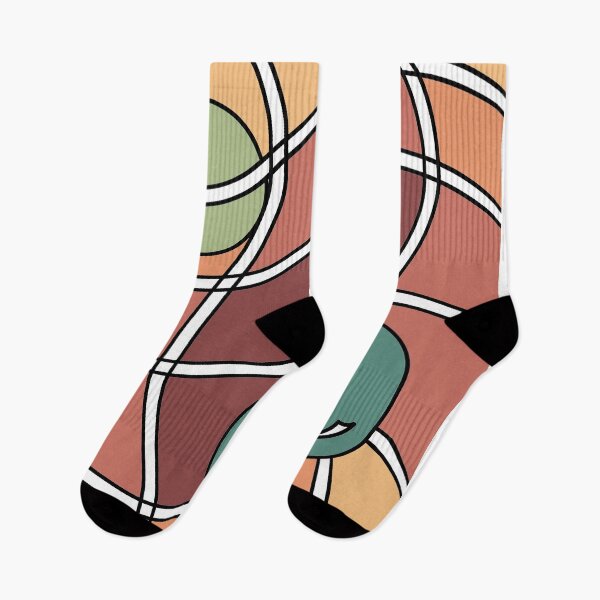 Item preview, Retro Orbit Shapes – Mid Century Abstract Color Geometry designed and sold by Moon-Petal.