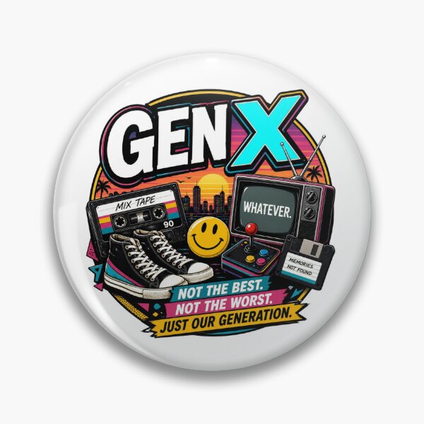 Item preview, Gen X Retro Nostalgia designed and sold by Myra365Art.