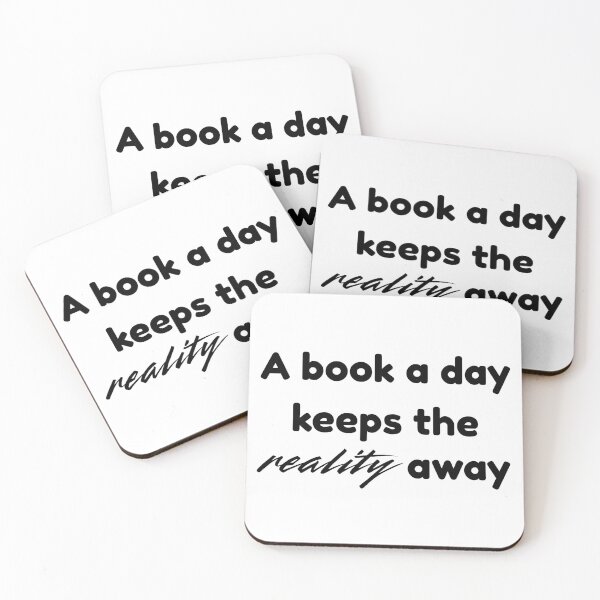 Item preview, A Book a Day Keeps the Reality Away designed and sold by Marianna's Meraki.