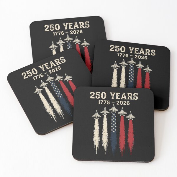 Item preview, USA 250 Years, Patriotic Jet Fighter, America 250th Anniversary, Independence Day, USA 1776-2026 2 designed and sold by NicowrmSArt.