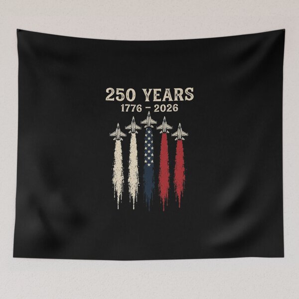 Item preview, USA 250 Years, Patriotic Jet Fighter, America 250th Anniversary, Independence Day, USA 1776-2026 2 designed and sold by NicowrmSArt.