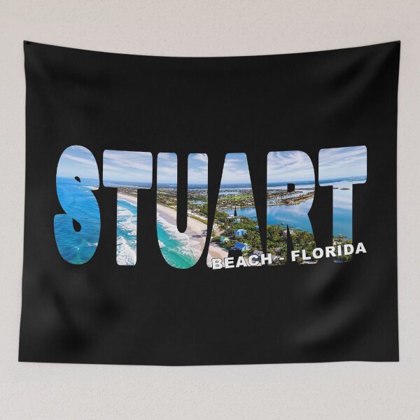 Item preview, STUART Beach Florida - Martin County View over Beach and St. Lucie Inlet designed and sold by Adam Gormley.