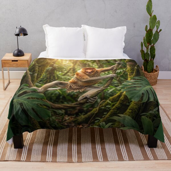 Item preview, Proboscis Monkey Swings from Vine to Vine designed and sold by Tridentulus.