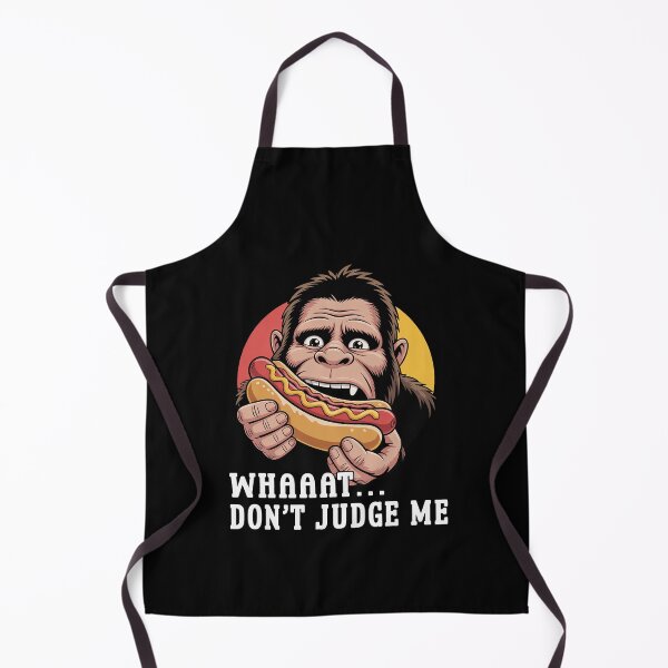 Item preview, Whaaat Don't Judge Me Funny Hot Dog Lover Gift BBQ Food designed and sold by Say It With Ink.