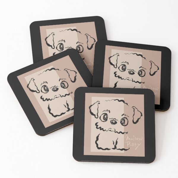 Item preview, Maltese puppy is looking at me designed and sold by Toru Sanogawa.