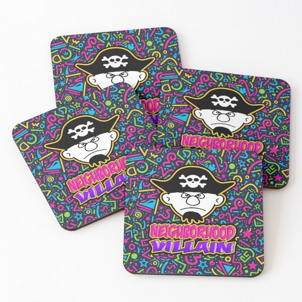 Item preview, Neighbourhood Villain Neon Graffiti Pirate – 90s Arcade Aesthetic Street Art designed and sold by Lainey1978.