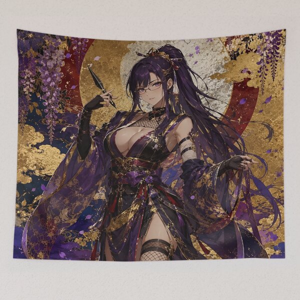 Item preview, Ayame Sarutobi Elegant Japanese Anime Art | Gintama Ninja Waifu Aesthetic designed and sold by Dyan4.