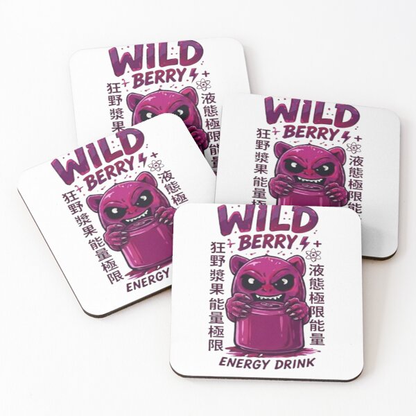Item preview, Wild Berry Monster Energy Drink Illustration designed and sold by Ahmedsyde.