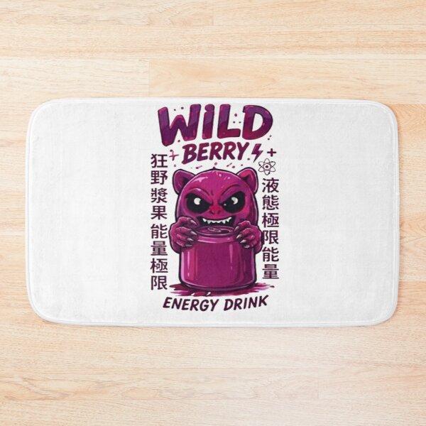 Item preview, Wild Berry Monster Energy Drink Illustration designed and sold by Ahmedsyde.