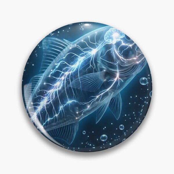 Item preview, Biopunk Deep Sea Fish - Glowing Neural Network designed and sold by KnzSHOPPING.