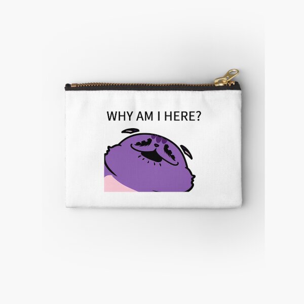 Item preview, Why Am I Here Funny Exhausted Cat Meme designed and sold by kidgenerationtk.