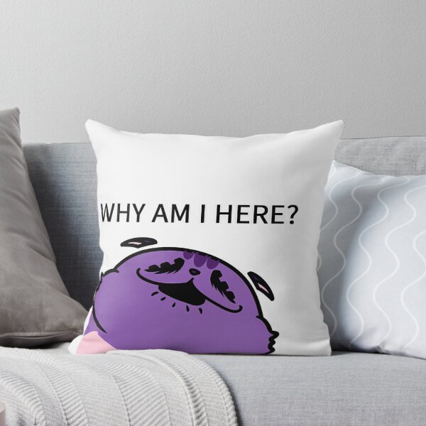 Item preview, Why Am I Here Funny Exhausted Cat Meme designed and sold by kidgenerationtk.