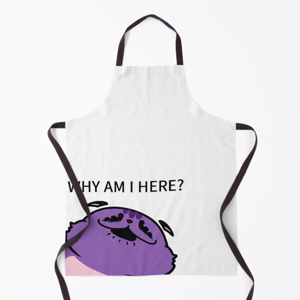 Item preview, Why Am I Here Funny Exhausted Cat Meme designed and sold by kidgenerationtk.