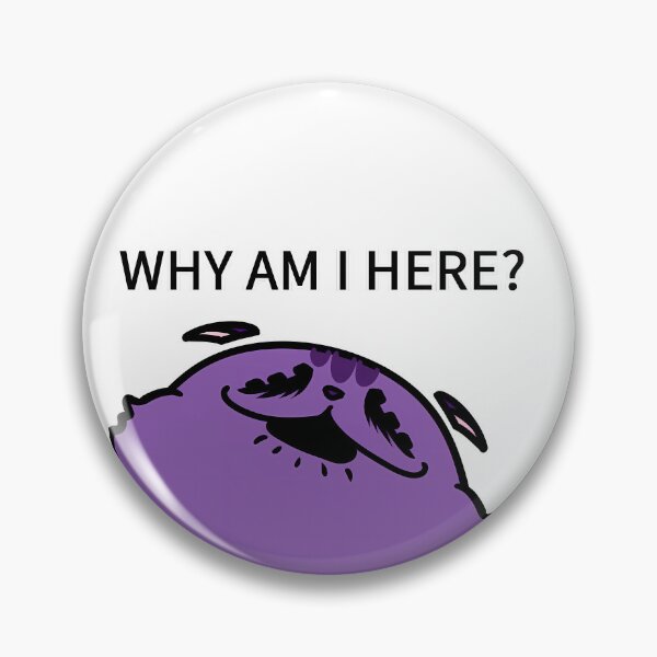 Item preview, Why Am I Here Funny Exhausted Cat Meme designed and sold by kidgenerationtk.