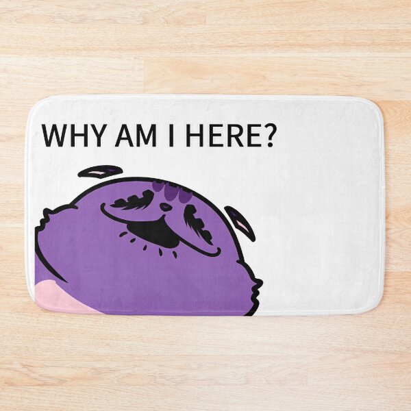 Item preview, Why Am I Here Funny Exhausted Cat Meme designed and sold by kidgenerationtk.