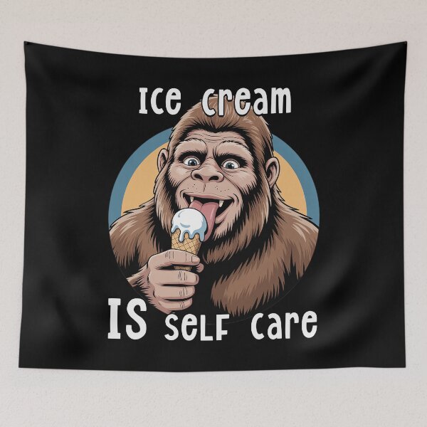 Item preview, Ice Cream Is Self Care Funny Ice Cream Lover Gift designed and sold by Say It With Ink.