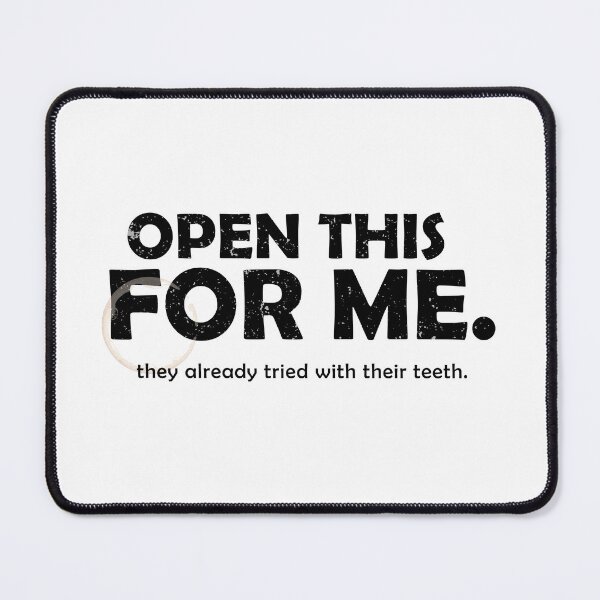 Item preview, Open This For Me Funny Daycare Teacher Design Black Version designed and sold by The Sticky Clipboard.