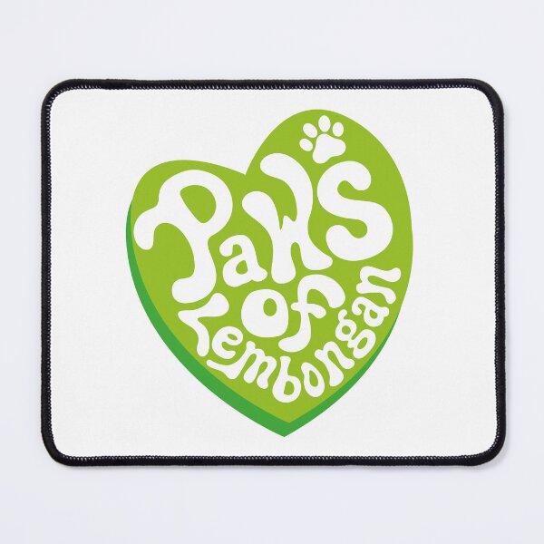 Item preview, PAWS of Lembongan - Animal Rescue Heart Tee - green designed and sold by maroosh2026.