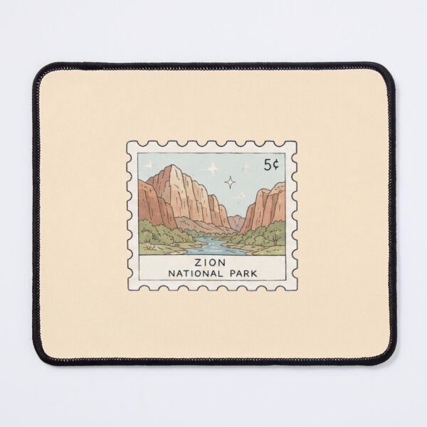 Item preview, Zion National Park Stamp designed and sold by Aquabat25.