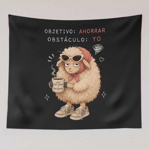 Item preview, Esperanza - Grumpy Sheep Illustration designed and sold by Snuggz_08.