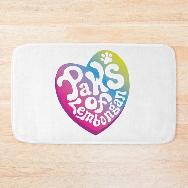 Item preview, PAWS of Lembongan - Animal Rescue Heart Tee - gradient designed and sold by maroosh2026.