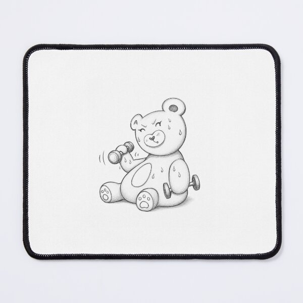 Item preview, Workout time teddy-white designed and sold by Twinkletoes52.