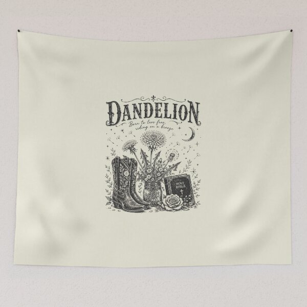 Item preview, Vintage Dandelion Wildflower designed and sold by OndaLifeCo.