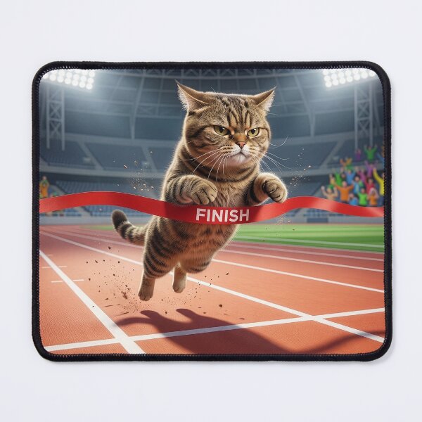 Item preview, Tabby Cat Wins the Race designed and sold by Tridentulus.