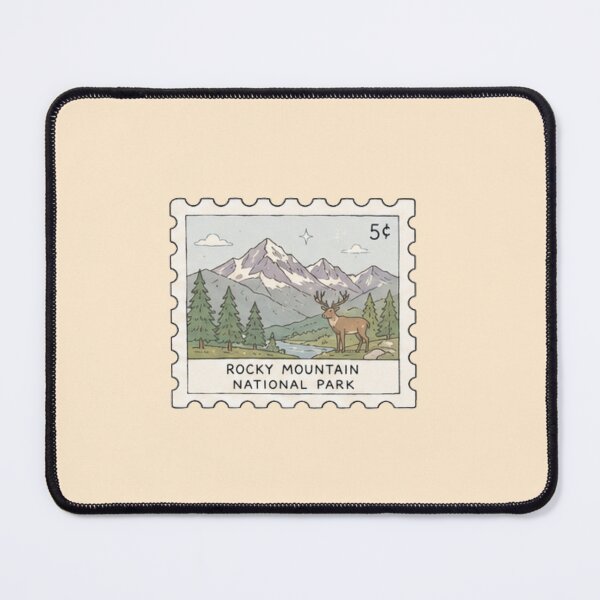 Item preview, Rocky Mountain National Park Stamp designed and sold by Aquabat25.