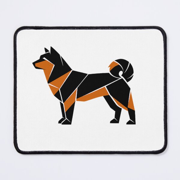 Item preview, Minimalist Geometric Shiba Inu Art designed and sold by tineldesign.
