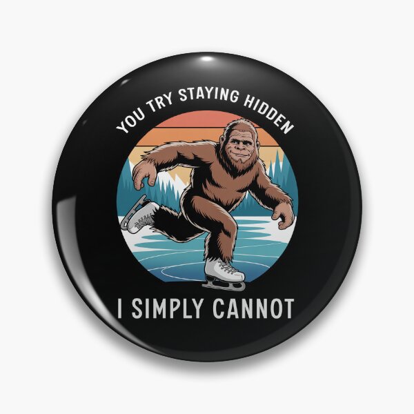 Item preview, You Try Staying Hidden I Simply Cannot Funny Ice Skating Gift designed and sold by Say It With Ink.