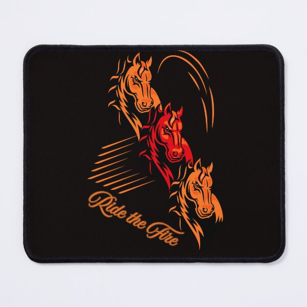Item preview, Ride the Fire – Wild Horse Racing Design designed and sold by Tadeusz1.