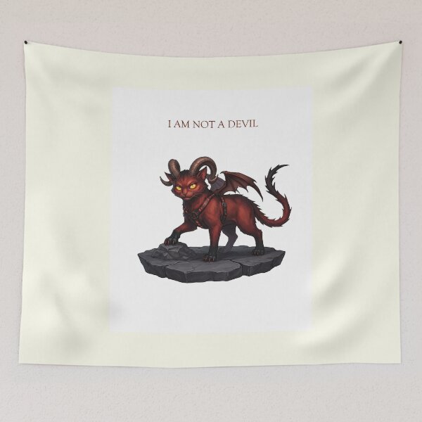 Item preview, Dare Devil CAT version/Unhinged Pet-DEmon of dream. designed and sold by SubhAksara.