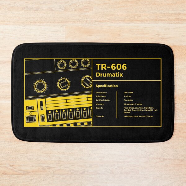 Item preview, 606 Drum Machine Acid House Techno designed and sold by AtomicMalibu.