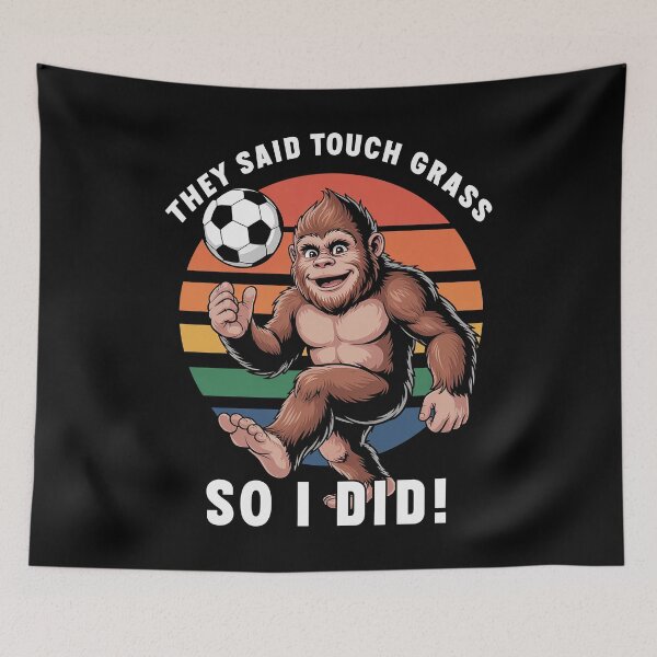 Item preview, They Said Touch Grass So I Did Funny Soccer Lover Gift designed and sold by Say It With Ink.