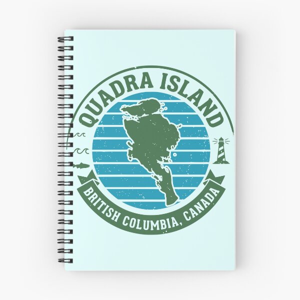 Item preview, Retro Quadra Island British Columbia Travel Badge designed and sold by Imaginationbeyond.