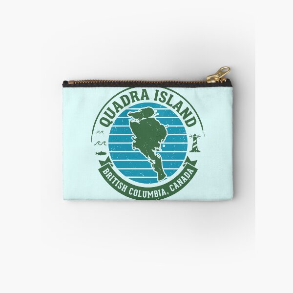 Item preview, Retro Quadra Island British Columbia Travel Badge designed and sold by Imaginationbeyond.