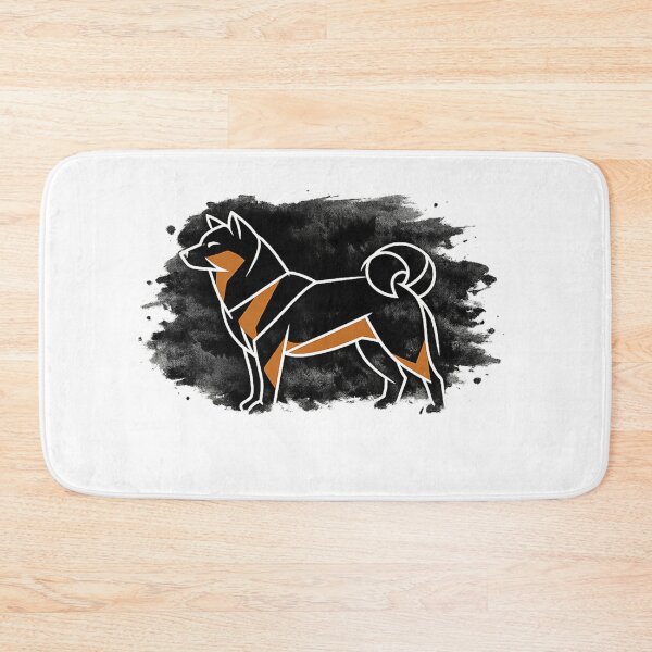 Item preview, Abstract Ink and Line Art Akita Inu designed and sold by tineldesign.