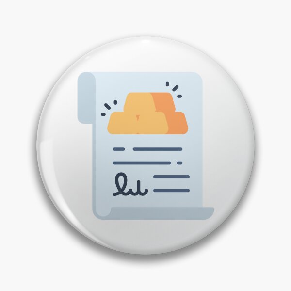 Item preview, Gold Ownership Certificate - Paper Asset Sticker for Paper Gold Investment designed and sold by Tr Creative Design.