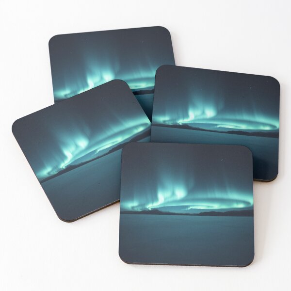 Item preview, Ethereal Northern Lights Over Arctic Frozen Landscape designed and sold by EllDAV777.