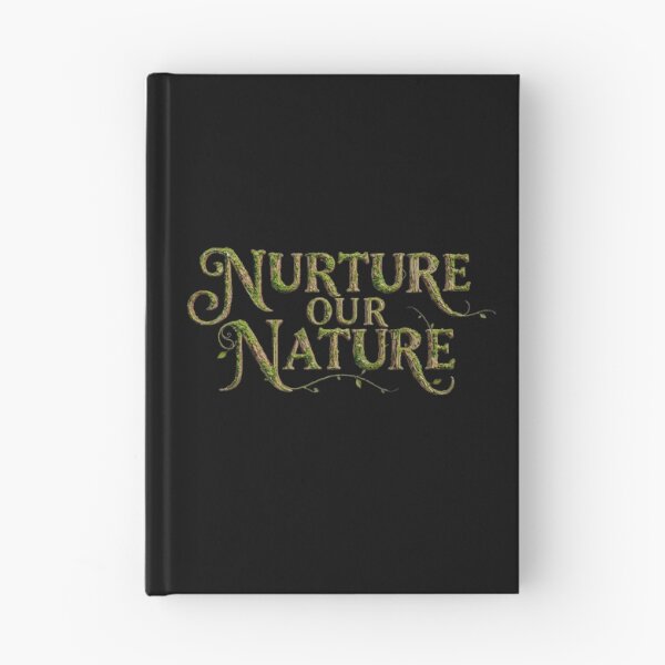 Item preview, Nature Our Nature Woodland Typography | Moss Lettering Forest Aesthetic | Eco Spiritual Botanical Art  designed and sold by H Jonas.