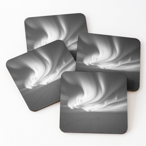 Item preview, Ethereal Northern Lights Over Cracked Arctic Ice | Monochrome Aurora Borealis designed and sold by EllDAV777.
