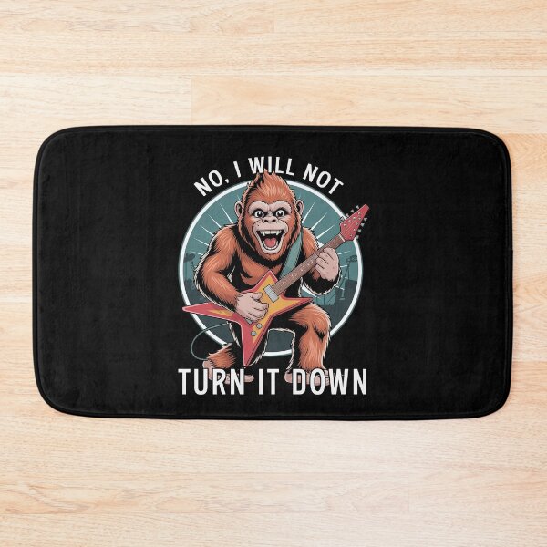 Item preview, No I Will Not Turn It Down Funny Guitar Lover Gift Rock Music designed and sold by Say It With Ink.
