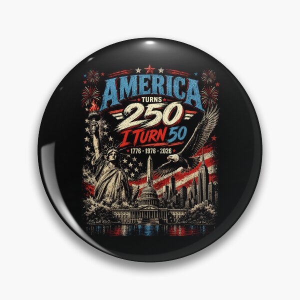 Item preview, America Turns 250 I Turn 50 Years Born 1976 Patriotic designed and sold by BlightedArt.