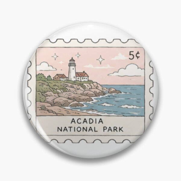 Item preview, Acadia National Park Stamp designed and sold by Aquabat25.