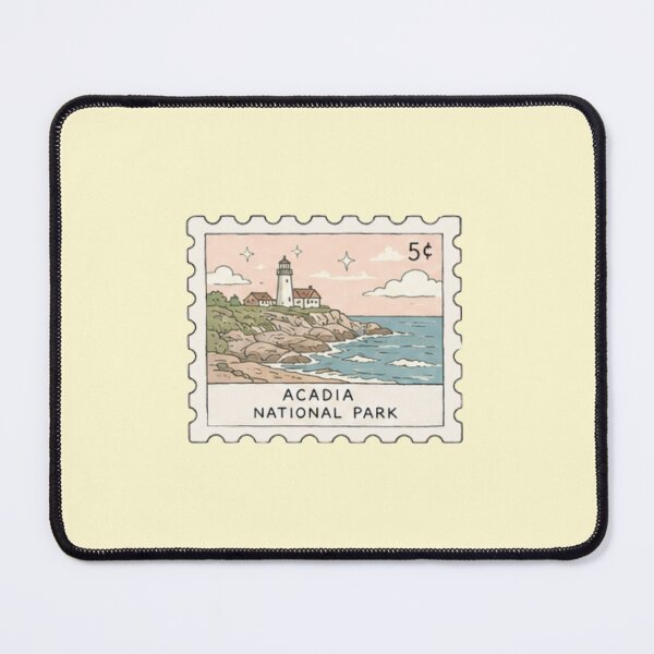 Item preview, Acadia National Park Stamp designed and sold by Aquabat25.