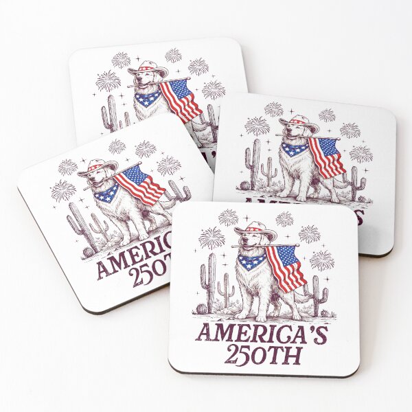 Item preview, Patriotic Dog 250 Years USA 1776-2026 America's 250th designed and sold by BlightedArt.